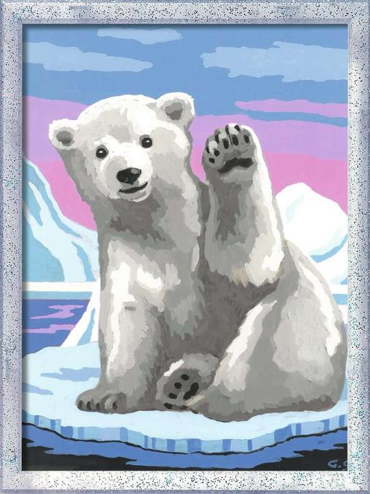 Produktbild Ravensburger Malen nach Zahlen 28985 - Hallo, kleiner Eisbär!