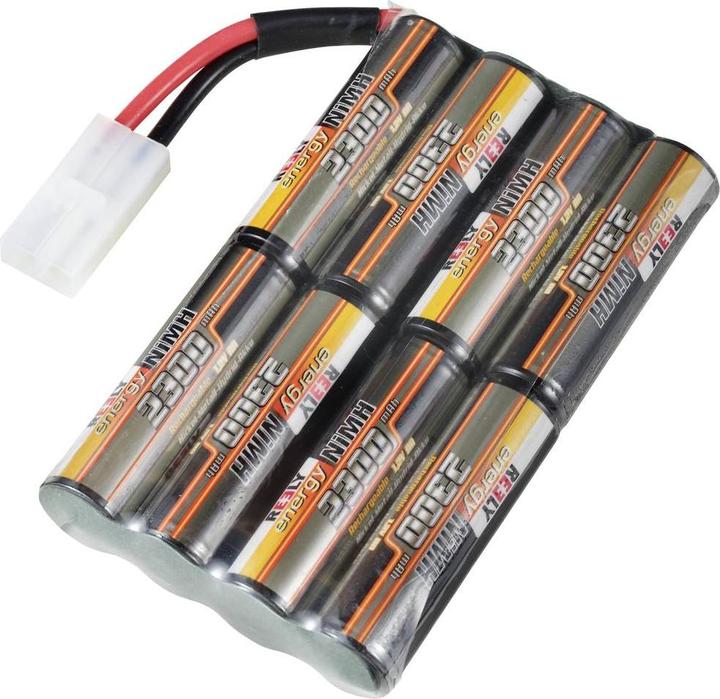 Reely Model battery pack (NiMh) 9.6 V 2300 mAh Cell count: 8 Mignon (AA) Stick (9.60 V, 2300 mAh)