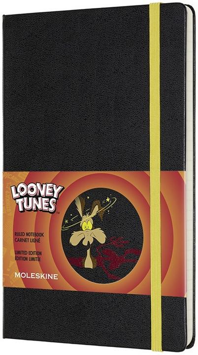 Produktbild Moleskine Notebook - Looney Tunes L/A5, Ruled, Hard Cover, Wile E. Coyote (21 x 13 cm, Liniert, Harter Einband)