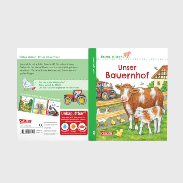 Actual product image Unkaputtbar: Erstes Wissen: Unser Bauernhof (German, Petra Klose, 2022)