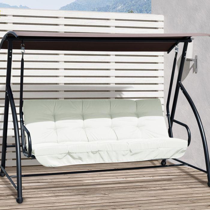 Produktbild Swisshandel24 Auflagen-Set für Hollywoodschaukel 170 cm Beige