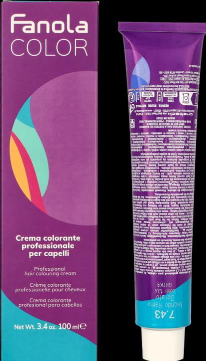 Image du produit Fanola 7*43 Rubio Cobrizo Dorado 100ml (7.43 Blond Copper Gold)