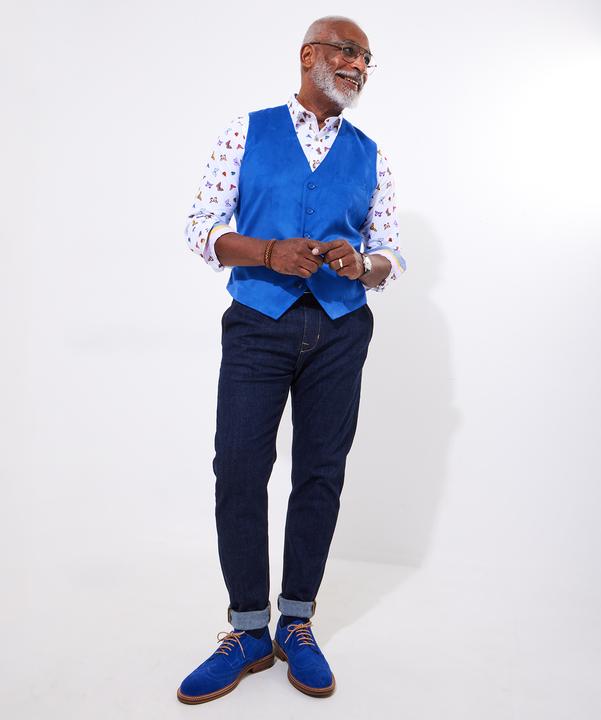 Actual product image Joe Browns Microsuede Waistcoat (50)