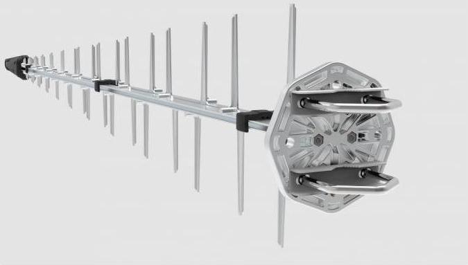 Produktbild Poynting Antennen · LTE/GSM · Yagi/Mast · A-LPDA-0500-V1-01 · silber · N-Type · WiFi 6 · LoRa Heli (GSM)