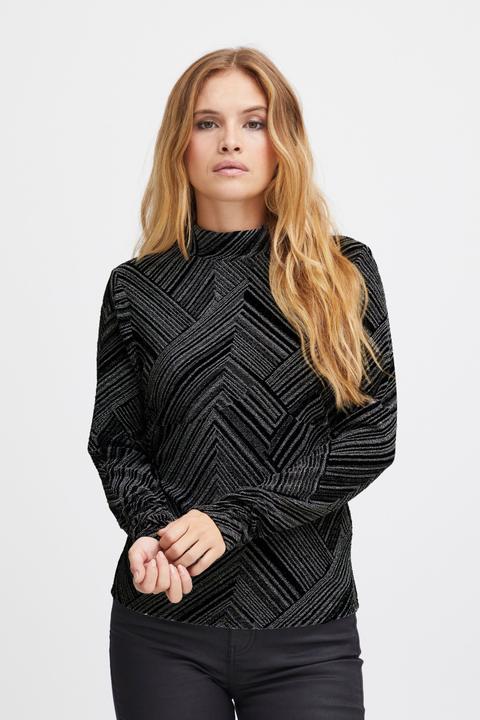 Image du produit Pulz Jeans Pulz - PZCAVILA Long Sleeve Tshirt - T-shirt - 50207795 (XS)