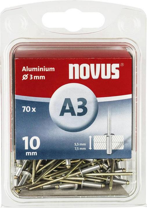 Actual product image Novus Blind rivet