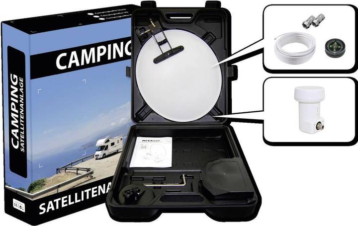 Immagine prodotto Megasat Valigia da campeggio SAT (senza ricevitore) (Antenna, DVB-S / -S2)
