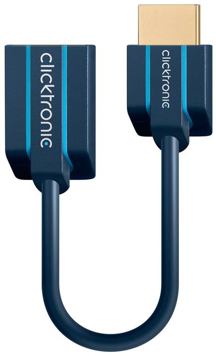 Image du produit Goobay Clicktronic Adaptateur HDMI flexible 0.1m (0.10 m, HDMI)
