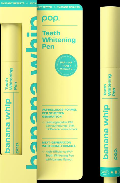 Actual product image SmilePen Pop Teeth White Pen Ban Whi 4ml (4 ml, Pen/Pen)