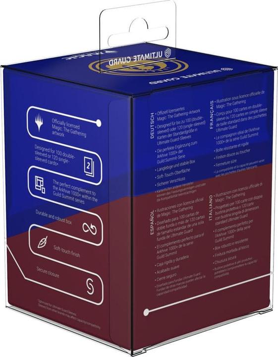 Produktbild Ultimate Guard Boulder 100+ Magic: The Gathering "Guild Summit" - Izzet