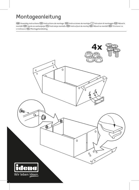 Produktbild Idena Box weiss 35x28x17cm FSC-Rec