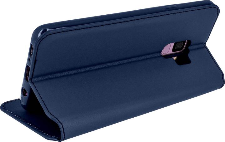 Actual product image Avizar Flip Cover Wallet Classic Edition for Samsung Galaxy S9 - Dark blue (Samsung Galaxy S9)