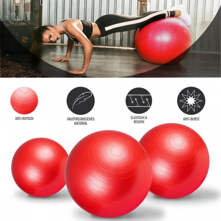 Produktbild Gorilla Sports Gymnastikball 355 (65 cm)