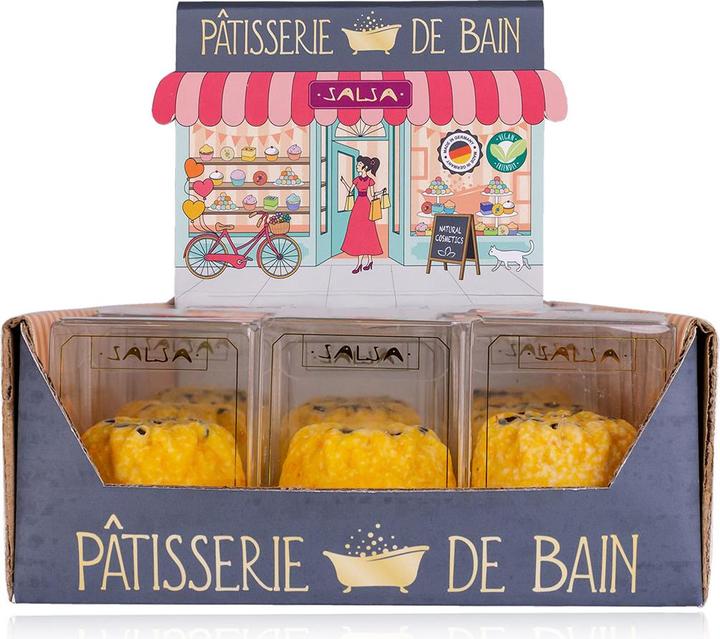 Accentra Badebombe Vegane Badeblüte PATISSERIE DE BAIN - Weisser Tee (Badekugeln)