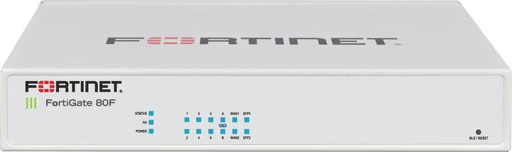 Actual product image Fortinet FortiGate-80F - 8 x GE RJ45 ports 2x RJ45 SFP shared media WAN ports