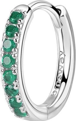 Image du produit Brosway Boucles d'oreilles rondes stylées Fancy Life Green FLG81 (Argent 925)