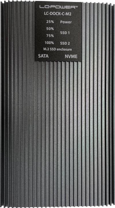 Immagine prodotto LC-Power LC-DOCK-C-M2 Docking Station USB3.2 NVMe &SATA-M.2 retail (M.2)