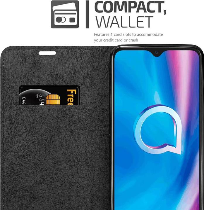 Productafbeelding Cadorabo Boek Onzichtbare Magneethoes (Alcatel 1S (2020))