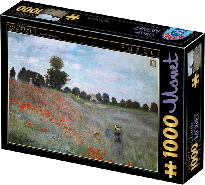 Image du produit D-Toys Puzzle 1000 pièces - Claude Monet - Poppies (1000 pièces)