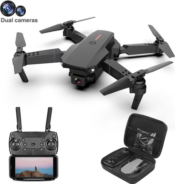 Produktbild PhoneLook Pro fun Drohne E88 Dual Kamera Wifi RC Quadcopter