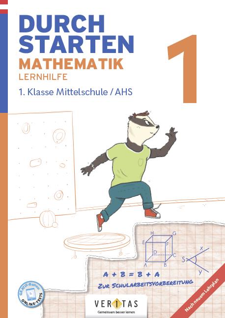 Produktbild Durchstarten Mathematik 1. Klasse Mittelschule/AHS Lernhilfe (Deutsch, Markus Olf, 2022)
