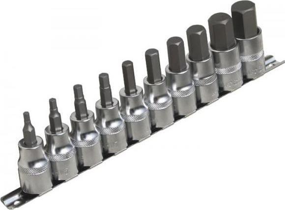 Productafbeelding ASTAL Inbussleutelset 1/2" (12,5 mm) 10 stuks voor inbusschroeven
