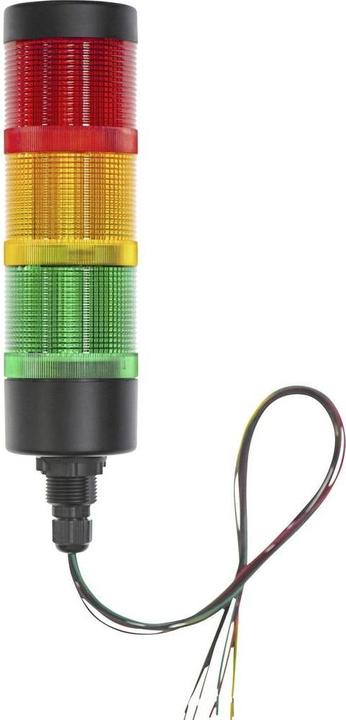 Produktbild Tru Components Signalsäule TC-12835340 TC-HBJD-55A-D/3/RYG/24V/IP65 LED Rot, Gel