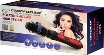Actual product image ESP eranza EBL008 hair styling tool Hot air brush Black, Red