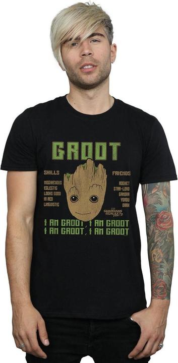 Image du produit - T-shirt GUARDIANS OF THE GALAXY VOL. GROOT SKILLS - Homme (XL)