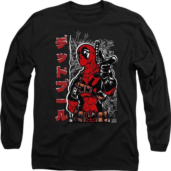 Immagine prodotto Deadpool Maglietta Giapponese Adulto Unisex (M)