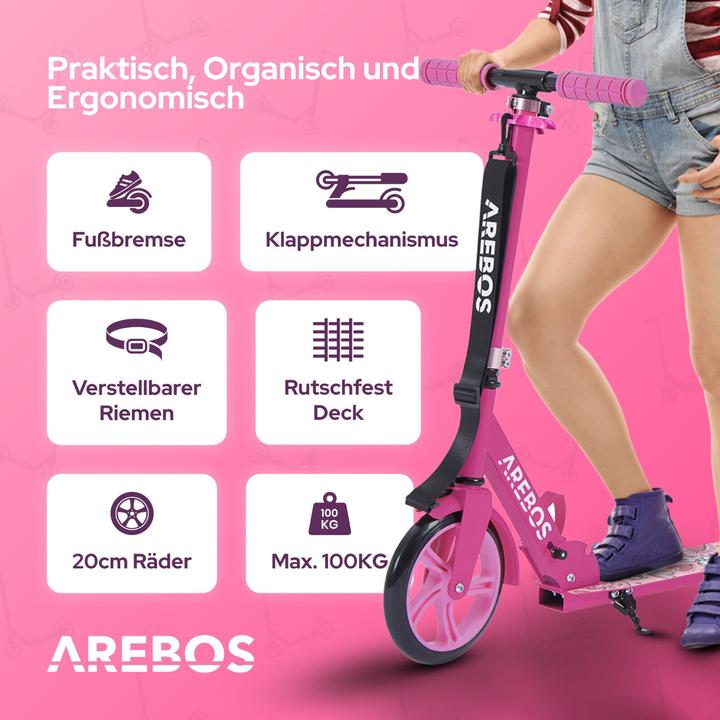 Actual product image Arebos Tretroller