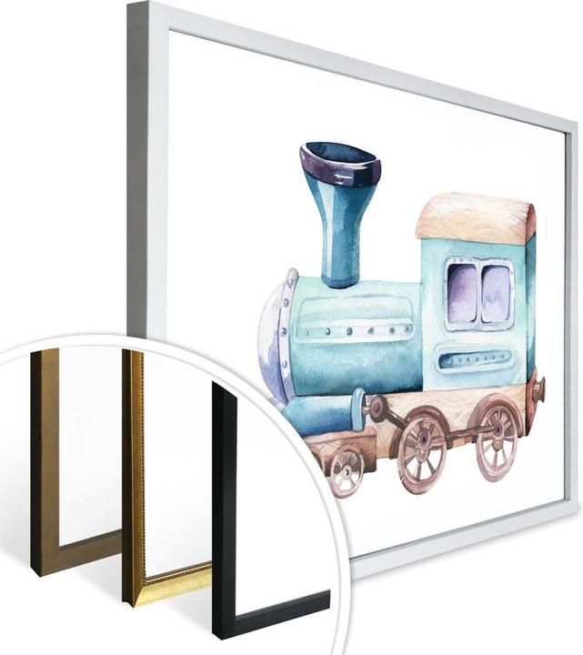 Produktbild Trenddeko Kvilis - Die Lokomotive (150 x 120 cm)