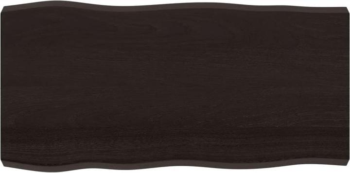 Immagine prodotto VidaXL Tischplatte 100x50x6 cm Massivholz Eiche Behandelt (100 x 50 x 6 cm)