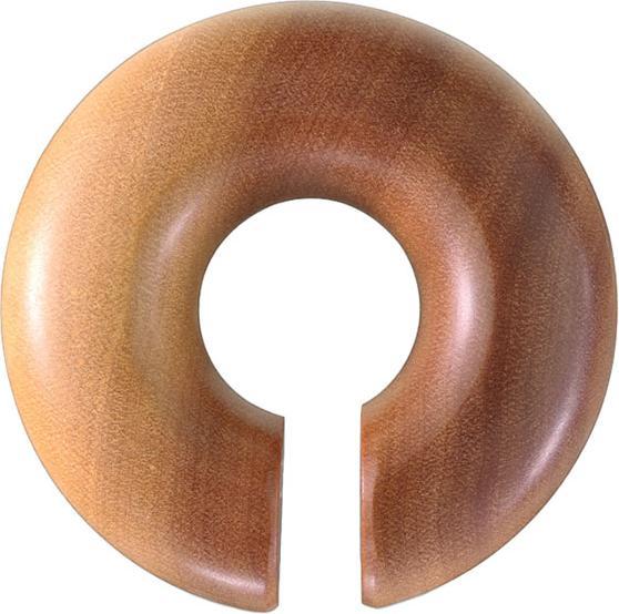 Image du produit Star Piercing Poids d'oreille Donut en bois de Sabo (sans laiton, Organique)