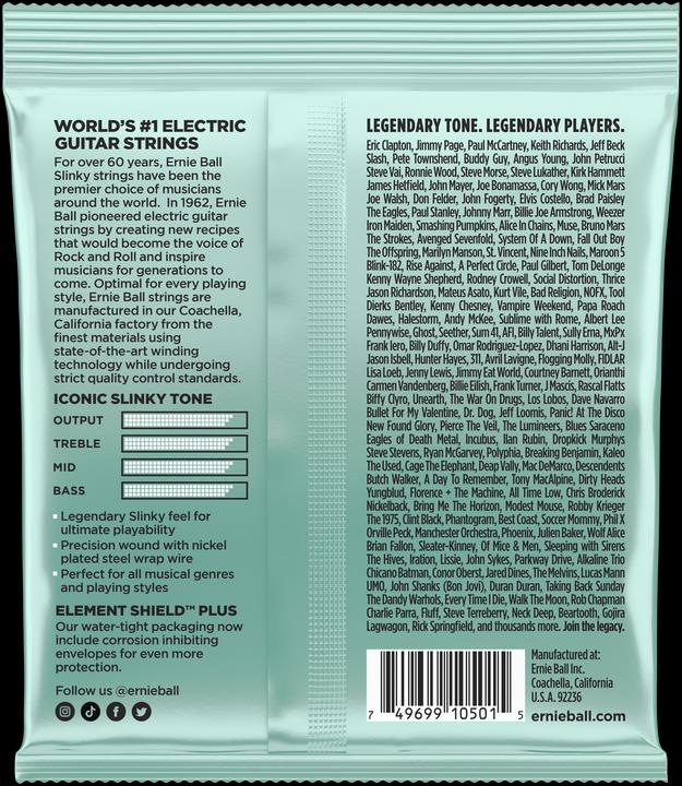 Image du produit Ernie Ball Mondo Slinky (6 x, Guitare électrique, 0.52")