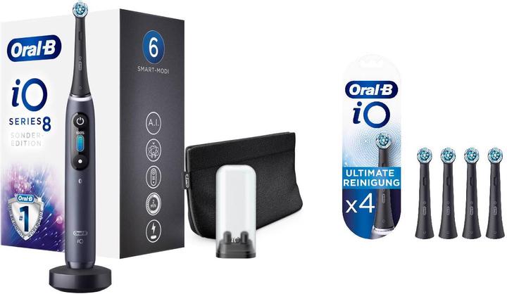 Oral-B iO Series 8 + Ultimative Bürstenköpfe