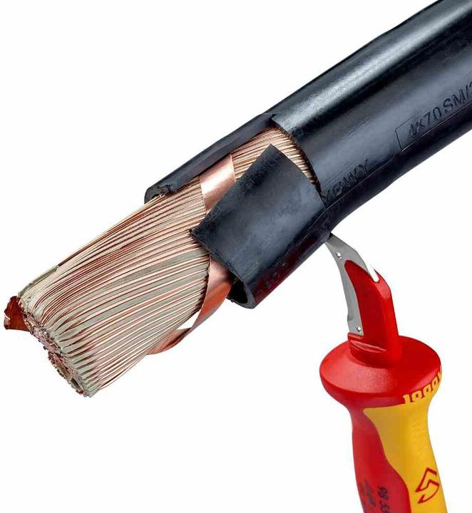 Actual product image Knipex Stripping Knives with guide shoe 98 55 SB (3.80 cm)