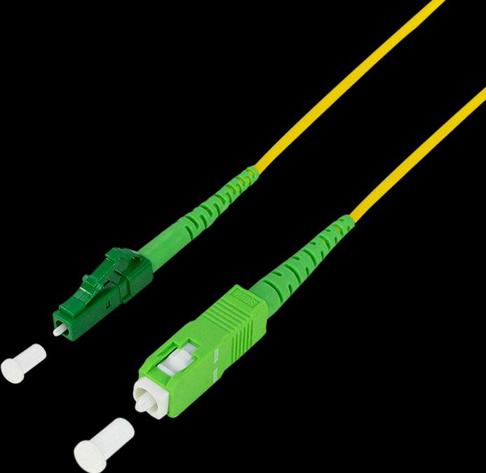 Actual product image LogiLink Fibre optic patch cable, SC plug - LC plug, OS2, 20 m (UTP, CAT6, 20 m)