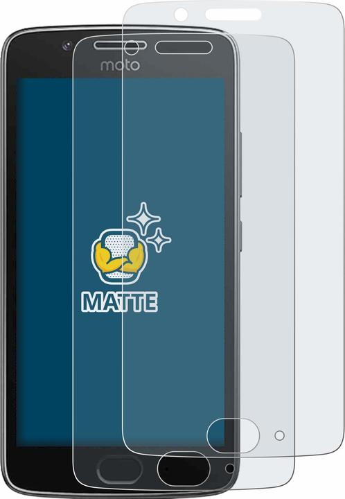 Actual product image BROTECT Anti-glare screen protector matt (2 Piece, Motorola Moto G5)