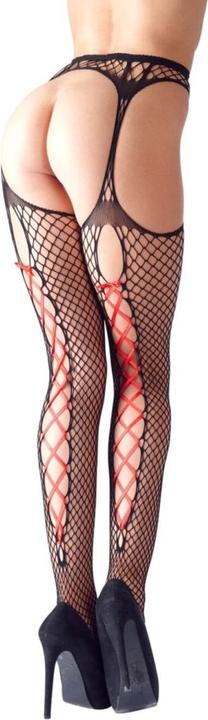 Actual product image Cottelli Collection Tights with satin lacing (S, M)