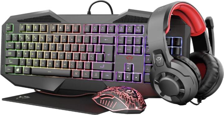 Produktbild Trust GXT 789 Xanda 4-in-1-Gaming-Paket (CH, Kabelgebunden)