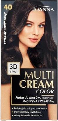 Actual product image Joanna Multi Cream Colour Hair Dye 40 Cinnamon Bronze (Cinnamon Brown 40)