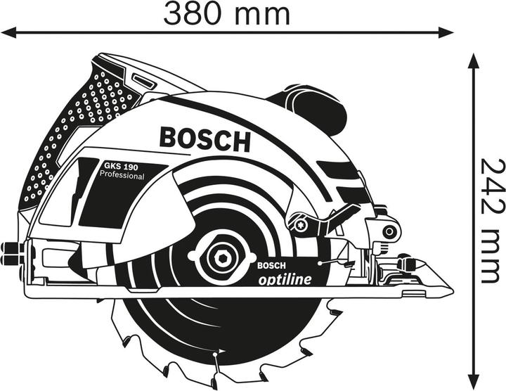 Actual product image Bosch Professional Gks 190