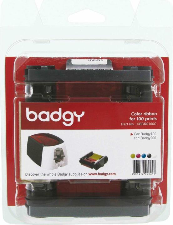 Evolis Farbband für 100 Prints (6 cm, Schwarz)