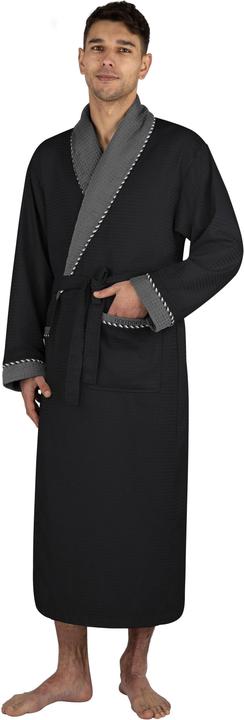Produktbild Normani Herren Bademantel Waffelpique Moyo (S/M)