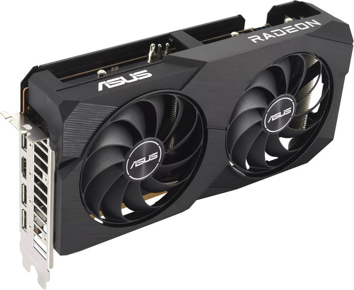 Actual product image ASUS DUAL-RX6600-8G-V2,HDMI,DP,Active (8 GB)