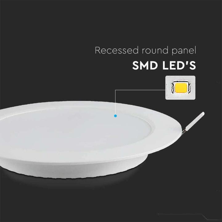 Actual product image V-TAC Recessed LED light VT-61003, EEK: E, 3 W, 330 lm, 4000 K, 90.5 mm (330 lm)