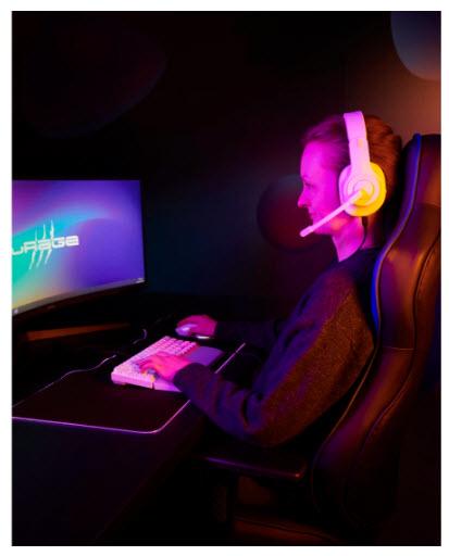 Image du produit Urage Gaming Headset SoundZ 100 V2, Blanc (Filaire)