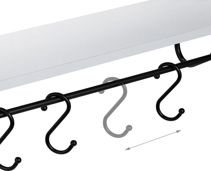 Image du produit Relaxdays Étagère murale (45 x 14.5 x 50 cm)