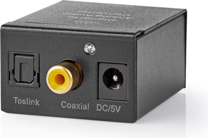 Immagine prodotto Nedis Convertitore audio digitale a 1 via Connessione Ingresso: 1x RCA digitale / 1x TosLink Connessione (0.05 m)